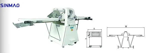 Тестораскаточная машина SINMAG SM-520E