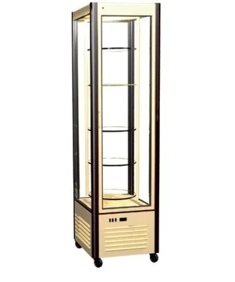 Шкаф холодильный D4 VM 400-2 (R400Cвр Сarboma Люкс) (0109-0102 (коричнево-золотой))