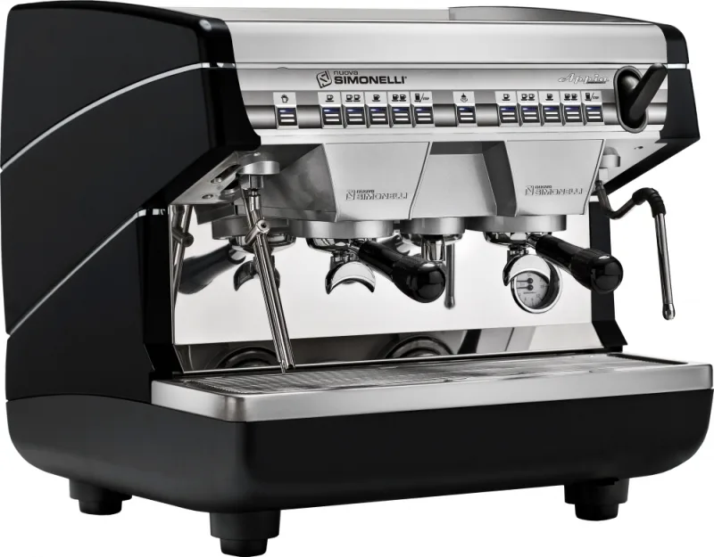 Кофемашина Appia II Compact 2 Gr V Black 220V, высокие группы, MAPPC13VOL02000002/MAPPC13VOL020002