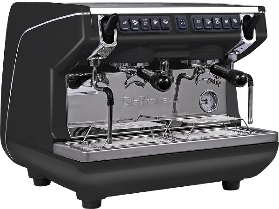 Appia Life Compact 2Gr V 220V black+economizer+high groups Кофемашина-автомат, 2 группы (выс.), бойл